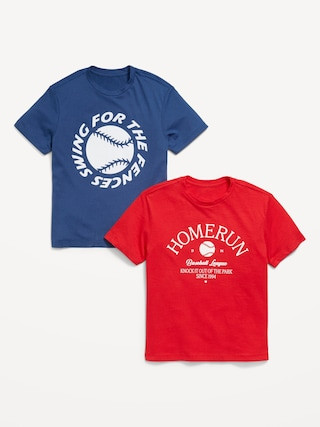 Short-Sleeve Graphic T-Shirt 2-Pack for Boys | Old Navy (US)
