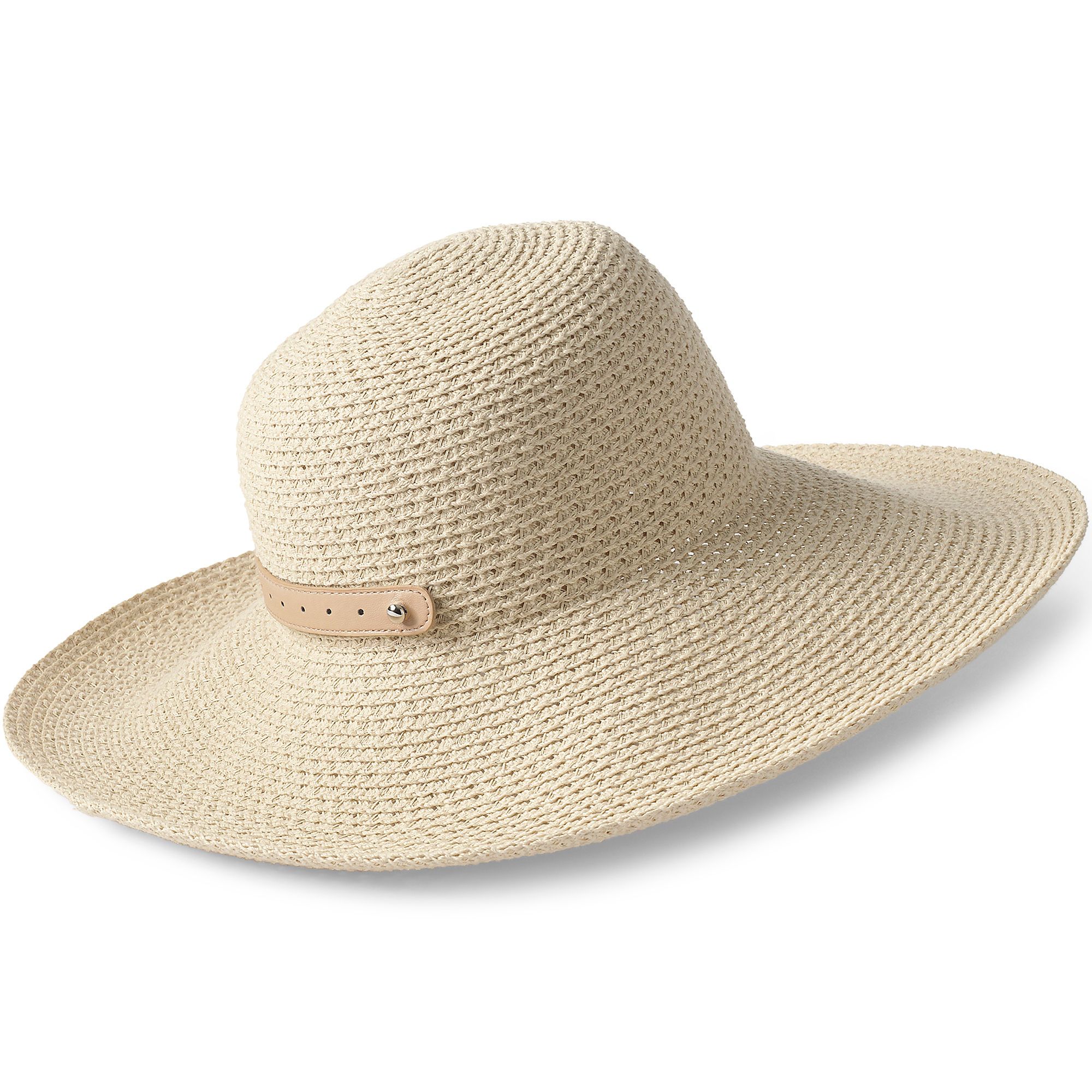 Women's Medium Brim Straw Hat | Lands' End (US)