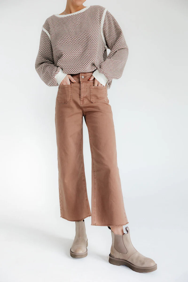 Vickie Denim-Tiramisu | Love Olive Co