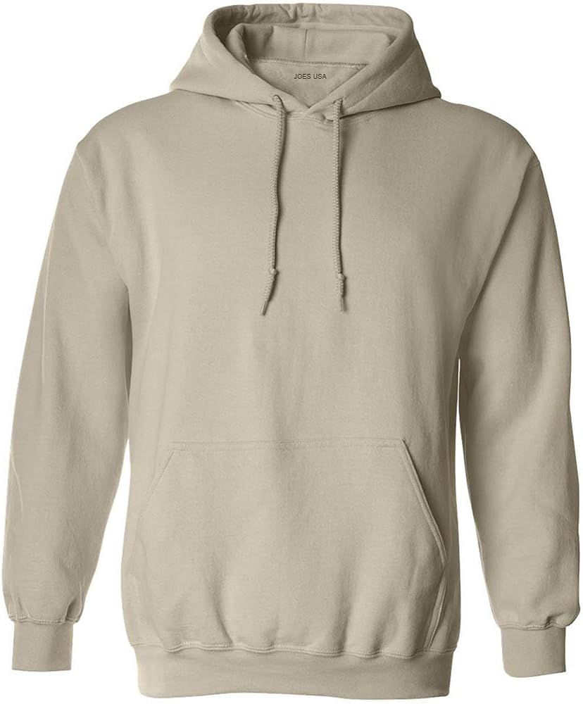 Joe's USA Men's Hoodies Soft & Cozy Hooded Sweatshirts in 62 Colors:Sizes S-5XL | Amazon (US)