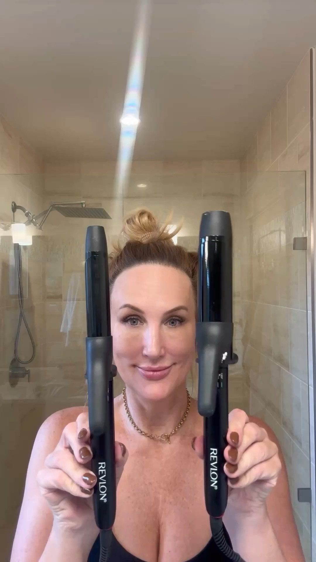 Are you a thrifty shopper? Having owned salons and spas, I’ve always had expensive professional grade hot tools. I’m actually quite impressed with these REVLON curling irons, and they are so affordable. 💕 Affiliate link at ShopLTK.com/Explore/GorgeouslyAging @revlon #hair #hairtutorial #hairstyling #hairstyles

#LTKOver40 #LTKVideo #LTKBeauty