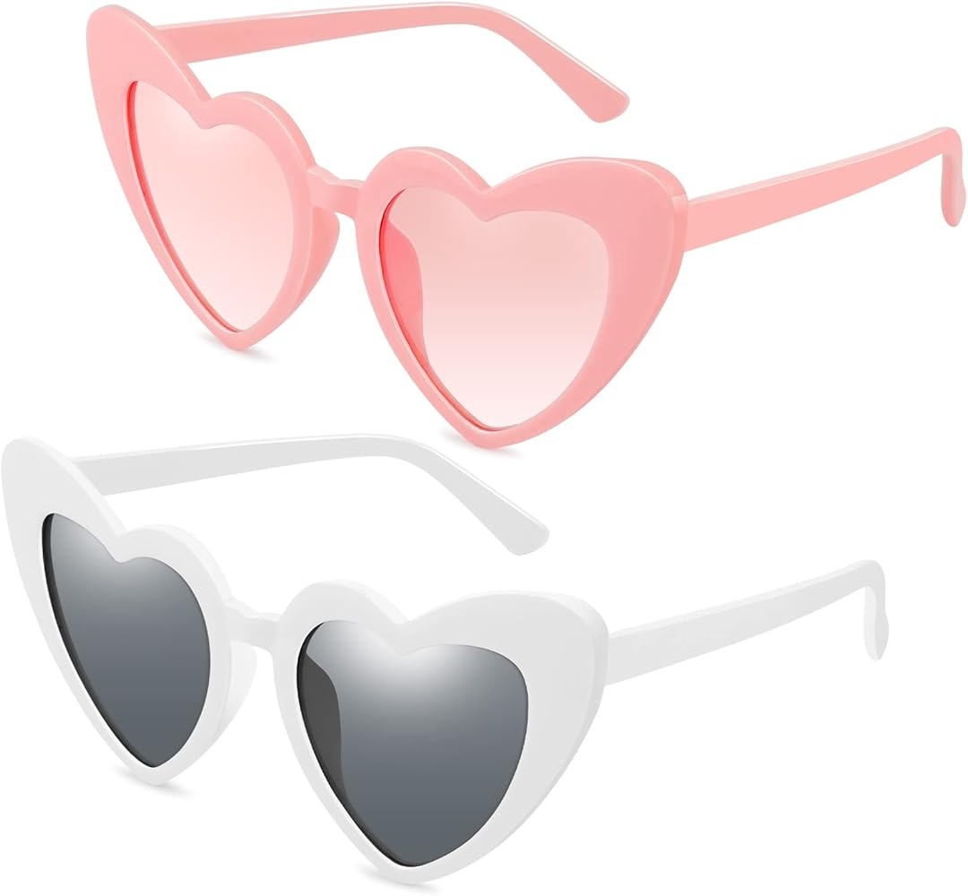 Heart glasses for women taylor swift sunglasses bachelorette sunglasses Cat Eye  Party Favors and Fe | Amazon (US)