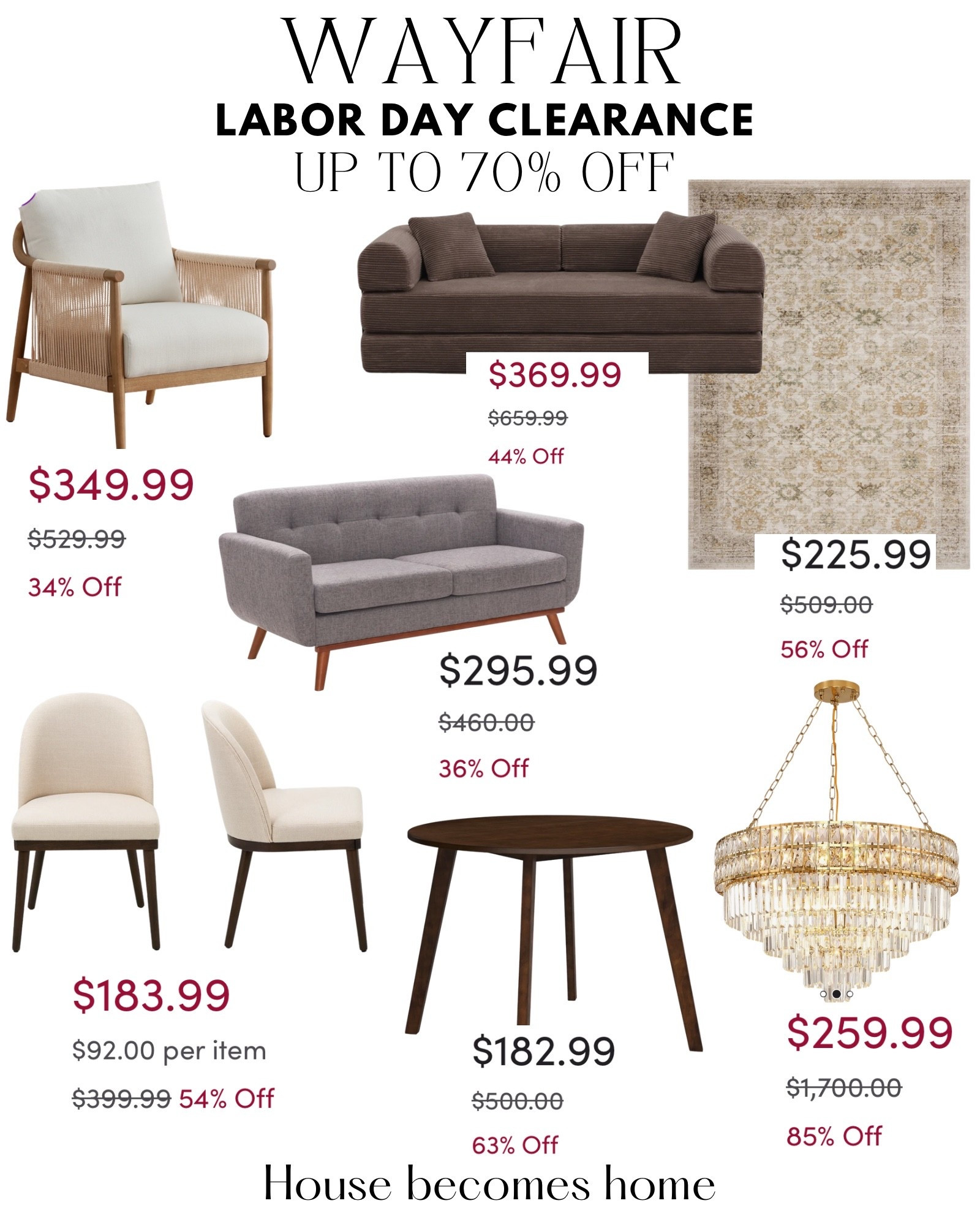 Wayfair Labor Day sale! Up to 70% off!

#LTKSaleAlert #LTKHome #LTKSeasonal
