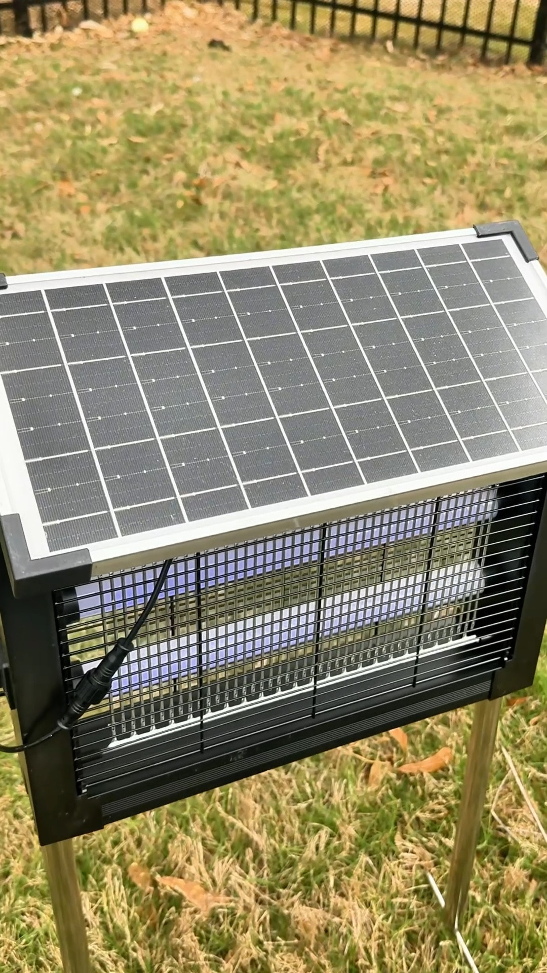 This solar bug zapper has made such a difference. It covers up to half an acre, uses UV light to attract insects, and a high-voltage grid to take care of them—without sprays or chemicals.

It’s solar powered with a USB option, has an automatic night sensor, and runs for hours on a full charge. You can hang it or stake it into the ground, so it works for backyard use, outdoor sports, and even camping.

• #mosquitocontrol
• #outdoorliving
• #summerhacks
• #bugzapperlife
• #momsolutions