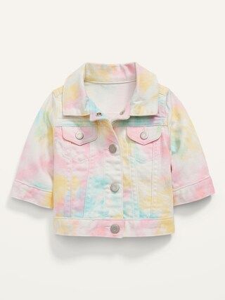 Rainbow Tie-Dye Jean Jacket for Baby | Old Navy (US)