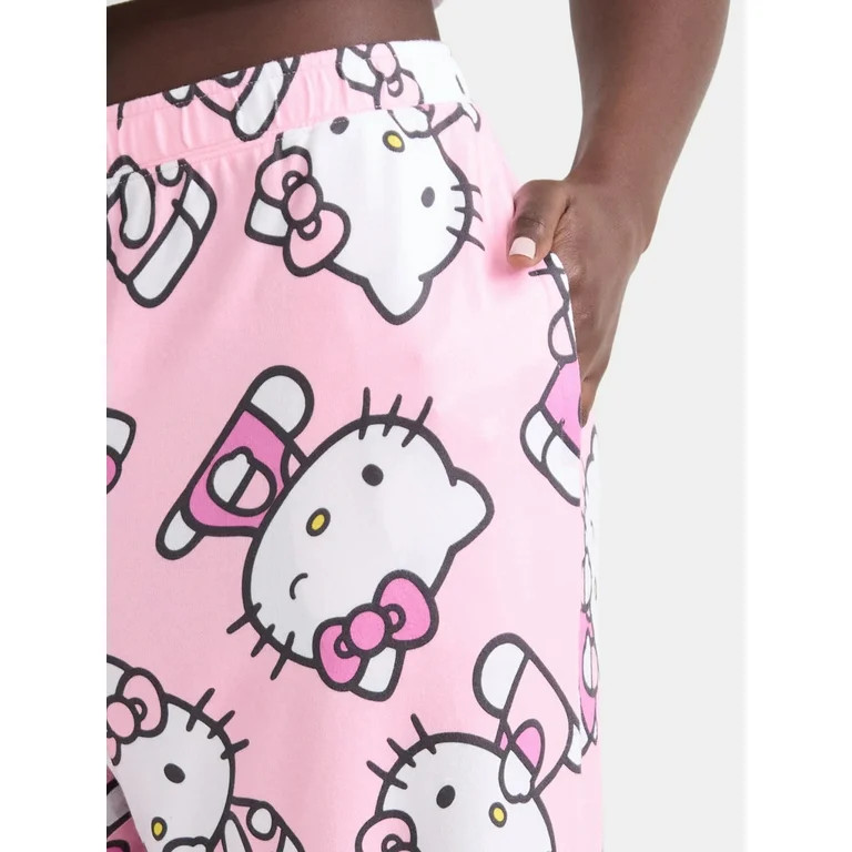 Hello Kitty Women's Print Pajama Pants, Sizes XS-3XL - Walmart.com | Walmart (US)
