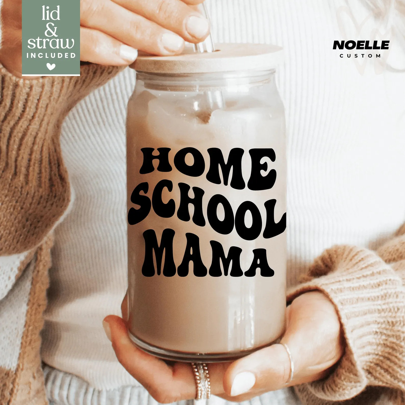 Homeschool Mom Glass Tumbler Home School Mama Glass Cup Not All Classrooms Have Four Walls Keep H... | Etsy (US)