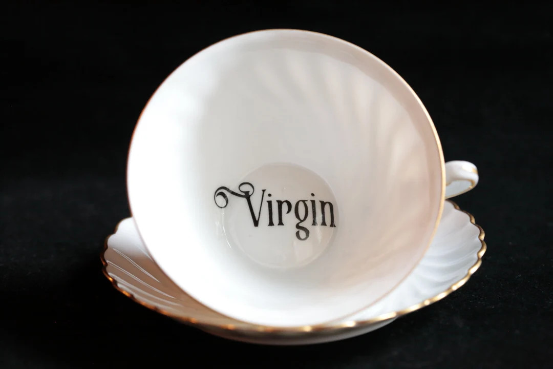Vulgar Tea Cup Virgin Funny Upcycled Gift Unique Tea - Etsy Canada | Etsy (CAD)
