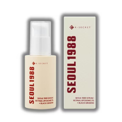 KSECRET SEOUL 1988 Serum : Retinal  Liposome 2% + Black Ginseng | Retinal serum, Bakuchiol | Wrinkle Care | Korean Skincare (1.01 oz) | Target