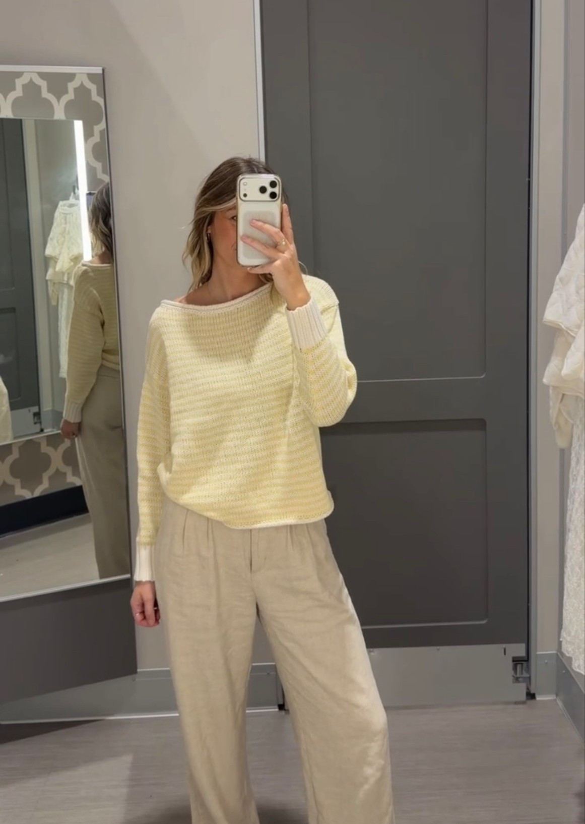 Yellow striped sweater only $30!

#LTKdayinmylife #LTKgrwm #LTKootd