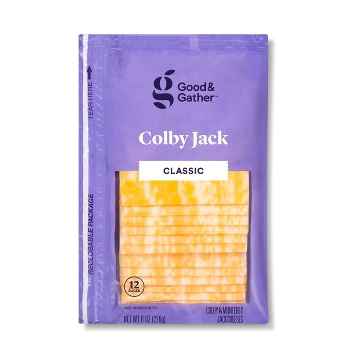 Colby Jack Deli Sliced Cheese - 8oz/12 slices - Good & Gather™ | Target