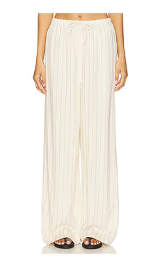 WeWoreWhat Tie Waist Pant in Antique White Multi from Revolve.com | Revolve Clothing (Global)