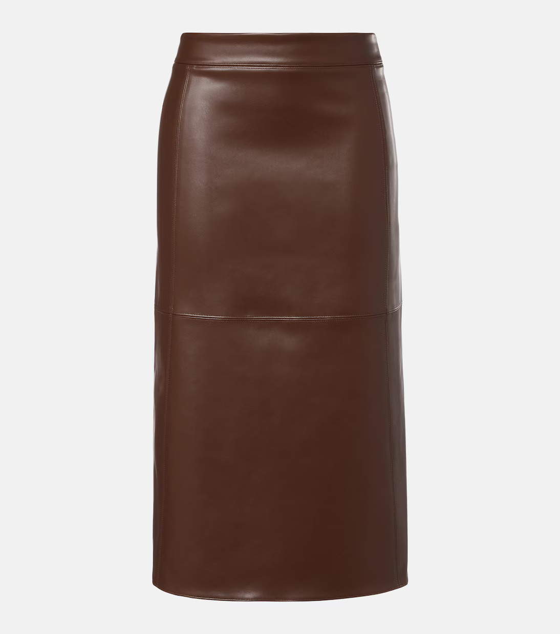 Plata faux leather midi skirt | Mytheresa (INTL)