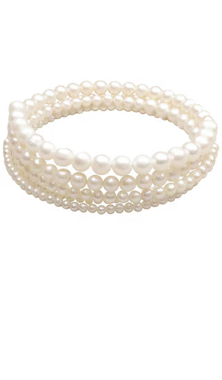 Chiara Choker Necklace in Freshwater Pearl | Revolve Clothing (Global)