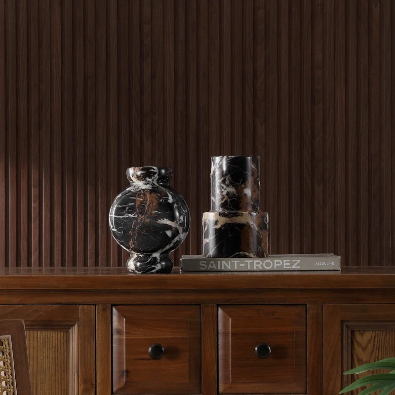 Ivy Bronx Marrero Marble Vase Set | Wayfair | Wayfair North America