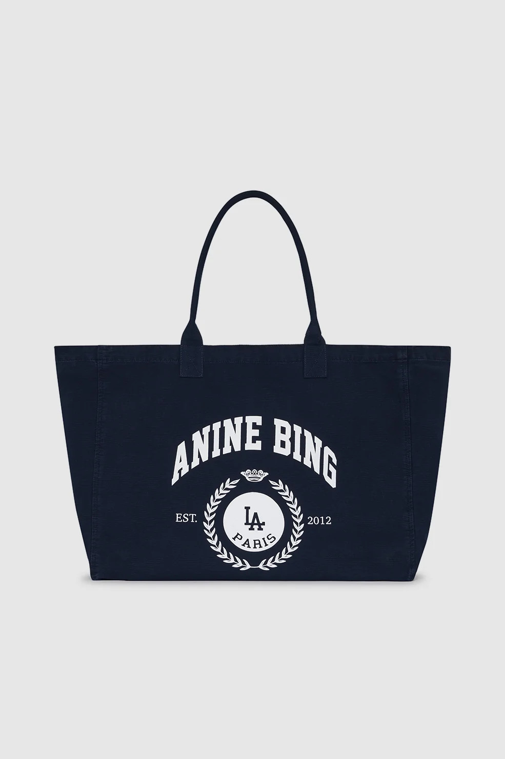 Leo Canvas Tote Collegiate - Blue | Anine Bing