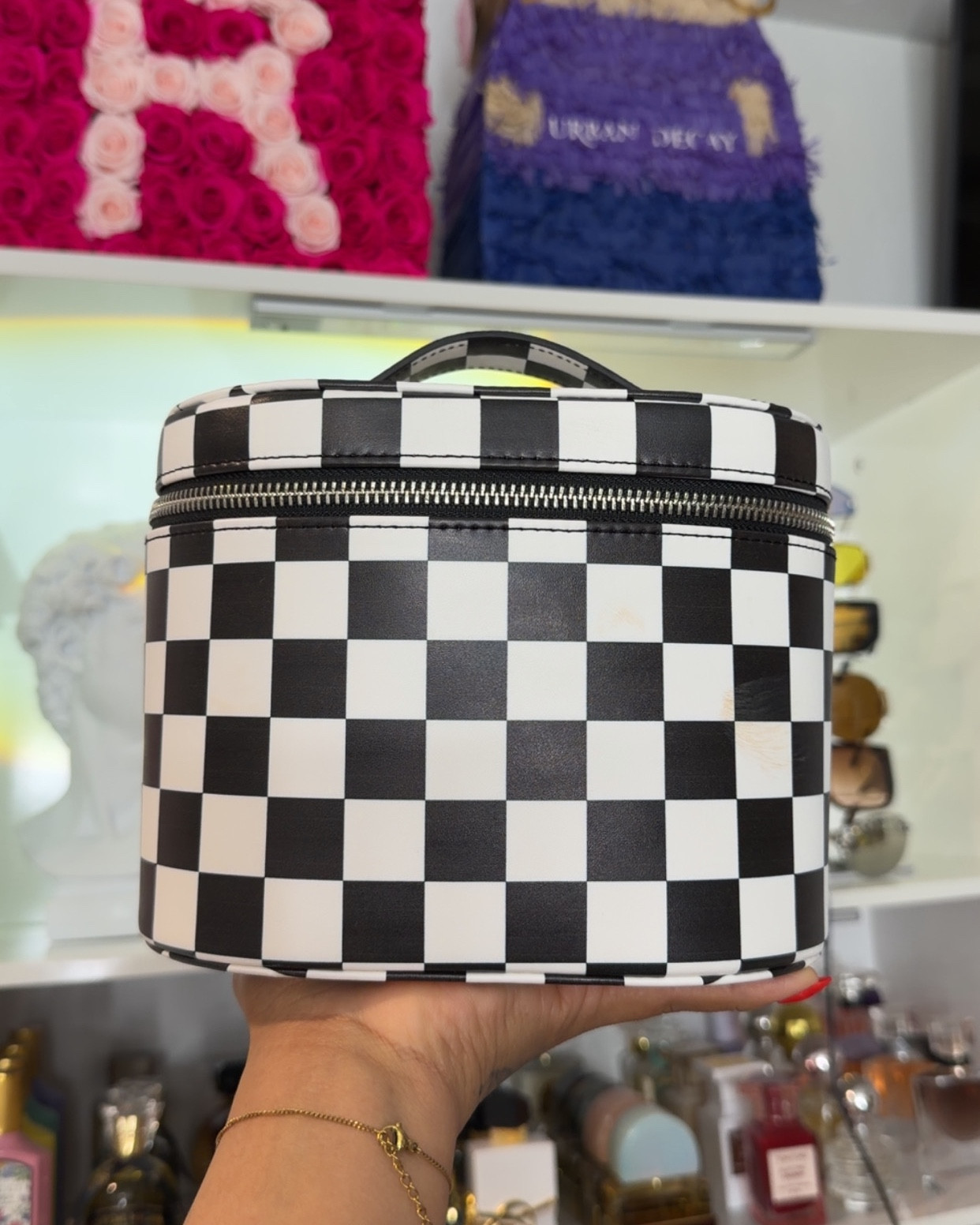 This little baby perfectly fits your everyday makeup routine! Plus it’s so stylish & feels expensive (like those saie vanity cases) 🤫💸

#LTKgrwm #LTKGiftGuide #LTKItBag