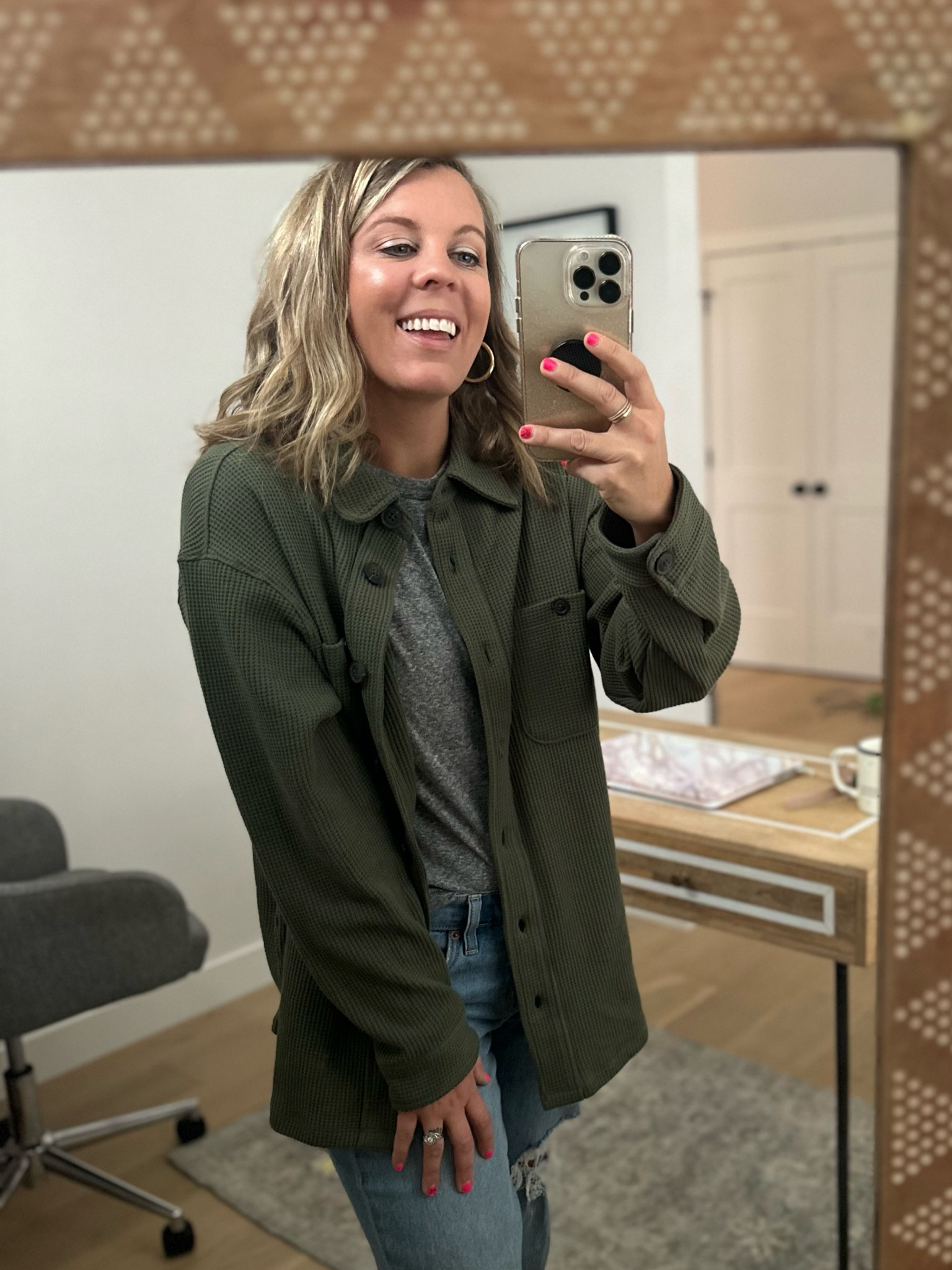 Major AERIE VIBES with this waffle knit in four colors! Great texture, super comfy and you can size up one or two! 

#LTKmidsize #LTKstyletip #LTKfindsunder50