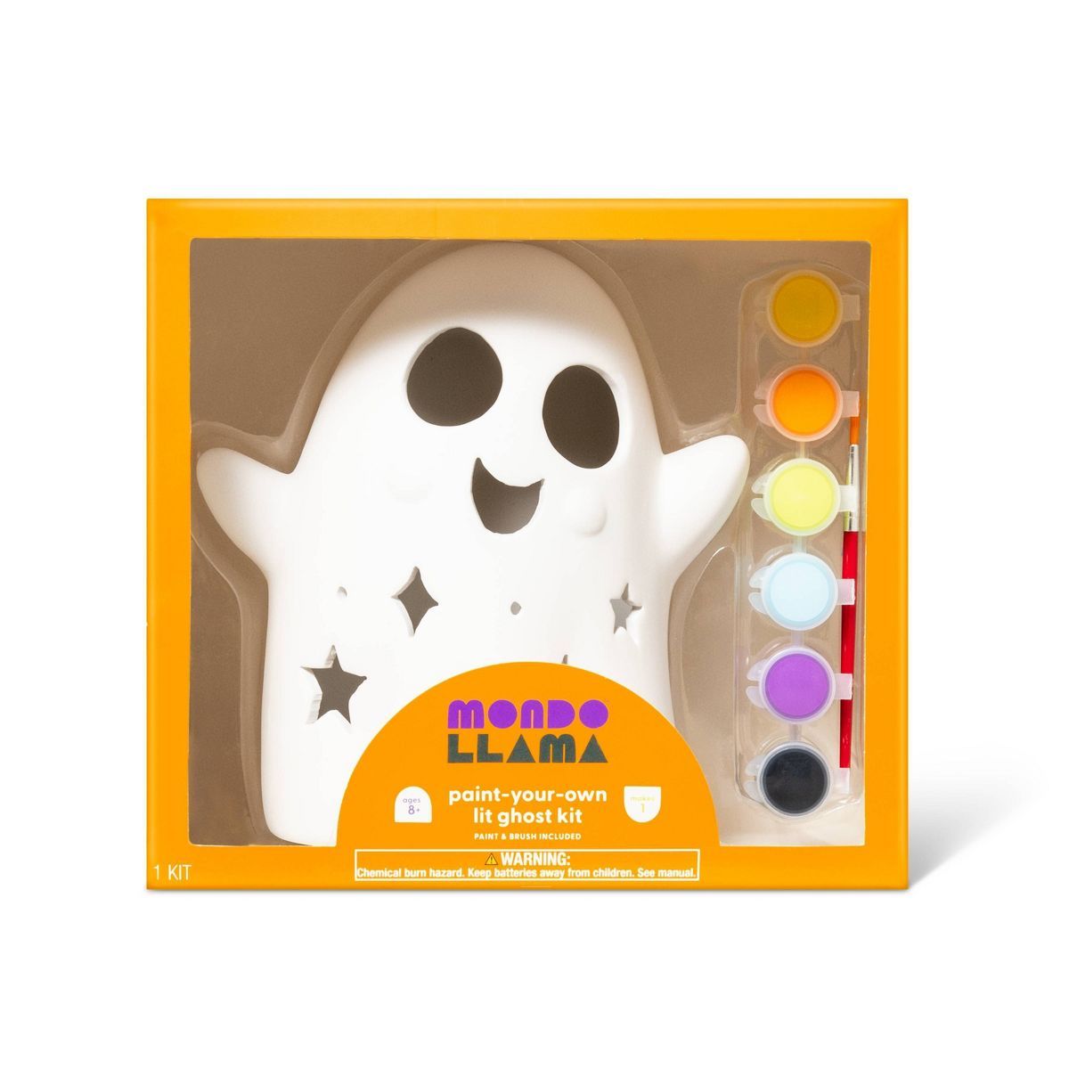 Halloween Lit Ceramic Ghost Kit - Mondo Llama™ | Target