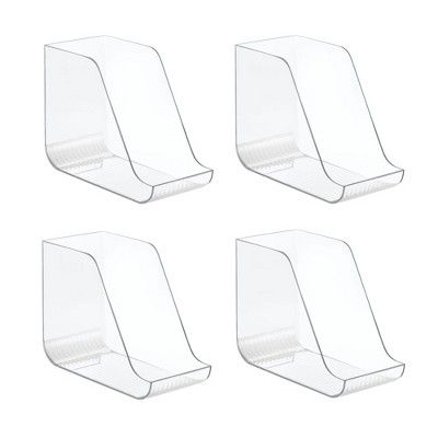 mDesign Plastic Can Organizer Bin For Kitchen and Fridge Storage, 4 Pack - Clear | Target