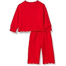 Amazon Essentials x Sofia Grainge Toddlers and Baby Girls' French Terry Pant and Top Set | Amazon (US)