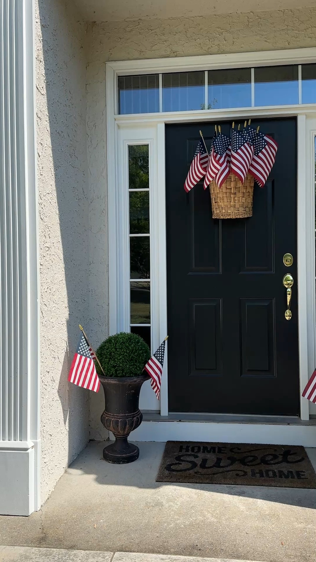 American flags on a patriotic porch for the 4th of July!

#LTKSeasonal #LTKHome