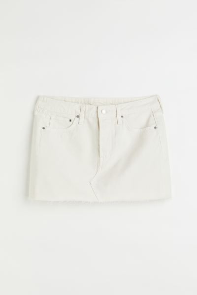 Low Waist Denim Skirt | H&M (US)