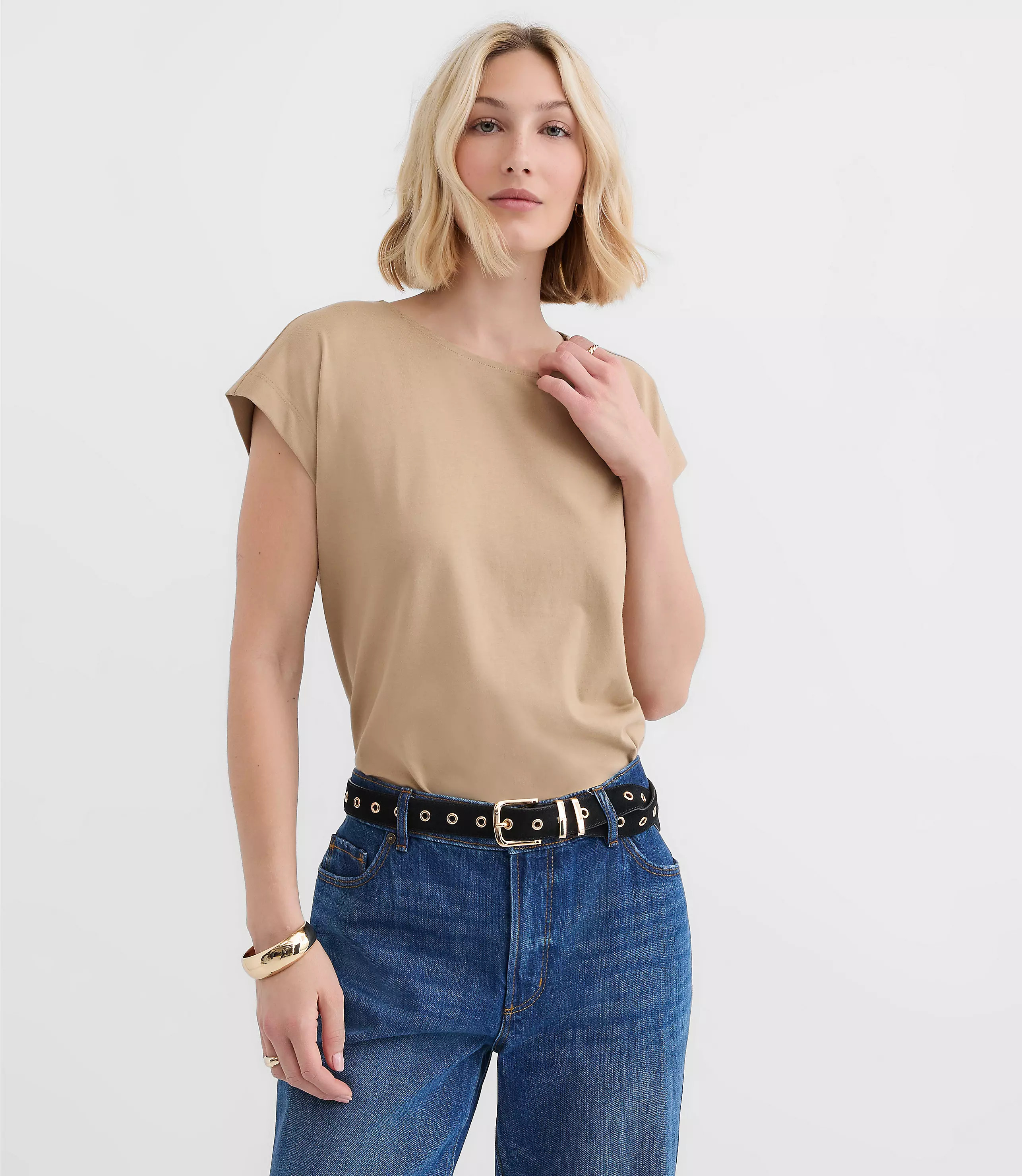 Modern Wedge Tee | LOFT