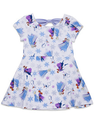 Frozen Toddler Girls Disney Elsa Princess Anna Olaf Christmas Skater Dress to - Macy's | Macy's