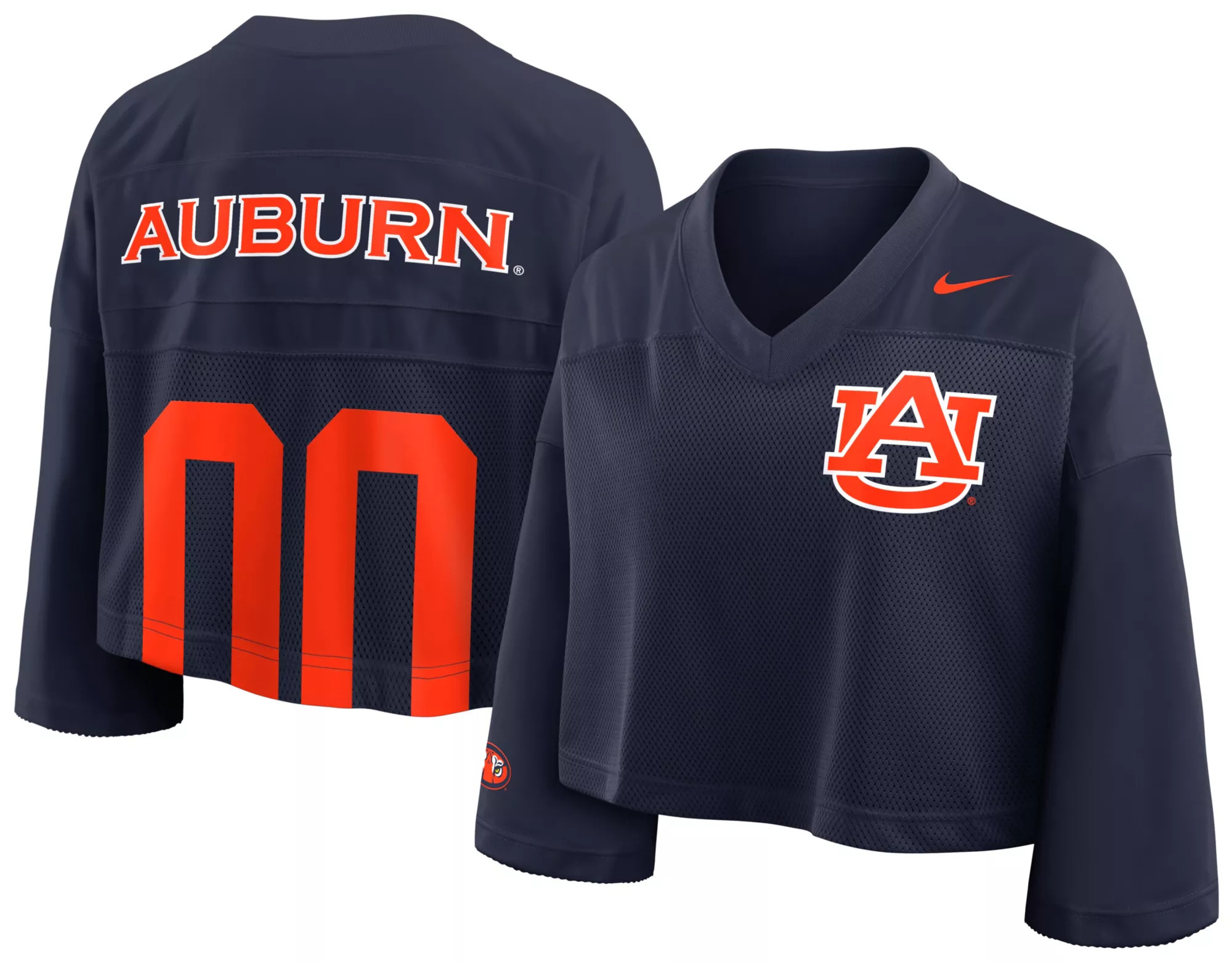 Nike Women's Auburn Tigers College Navy Cropped Replica Jersey | DICK'S Sporting Goods