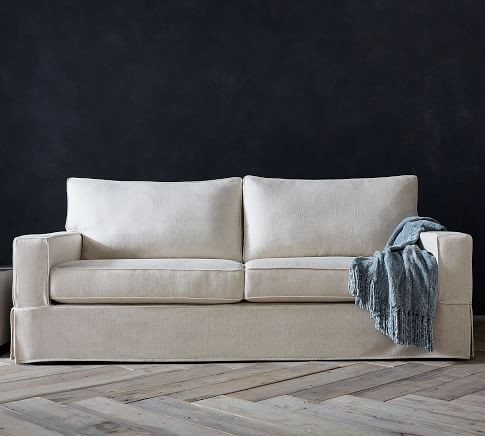 PB Comfort Roll Arm Slipcovered Sofa | Pottery Barn (US)