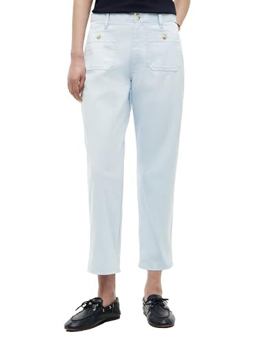 Tommy Hilfiger Women's Twill Patch Pocket Pants, Breezy Blue 18 | Amazon (US)