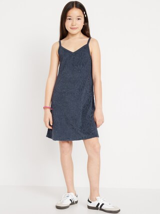 Sleeveless Terry Swing Dress for Girls | Old Navy (US)