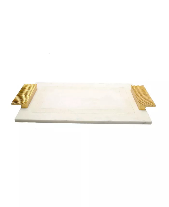 Marble Challah Tray with Embossed Handles | Macys (US)