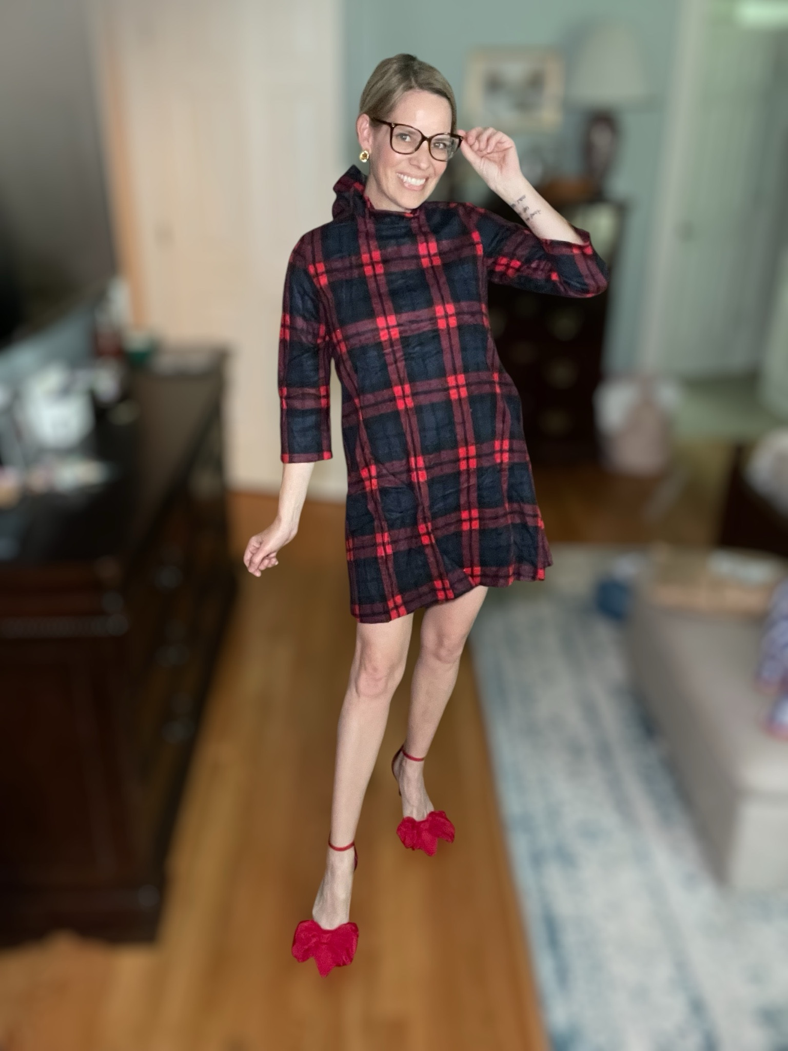 Plaid dress, wool dress 

#LTKFindsUnder100 #LTKOver40 #LTKFindsUnder50