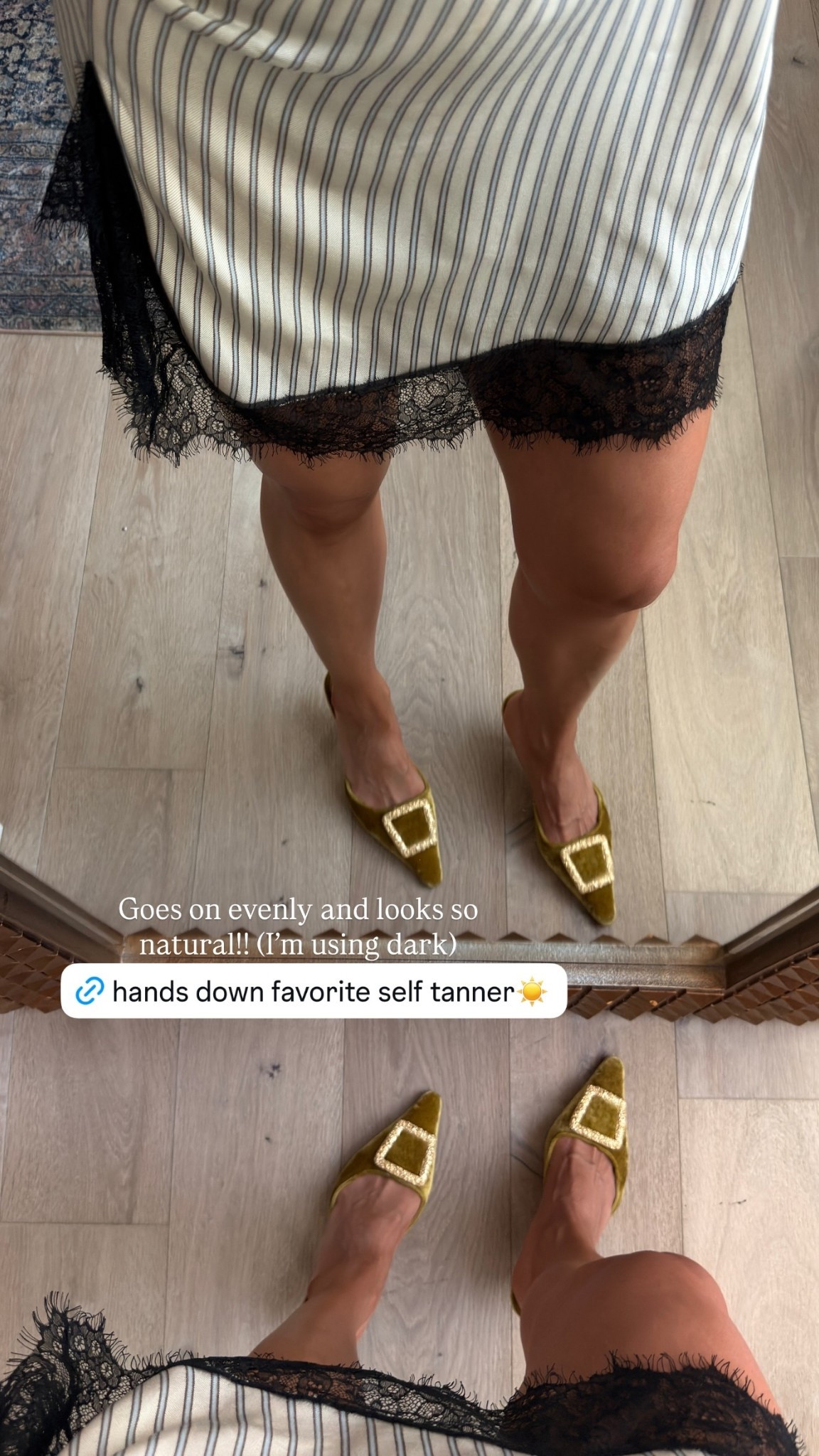 Hand down best self tanner - Goes on evenly and looks so natural!! (I’m using dark)