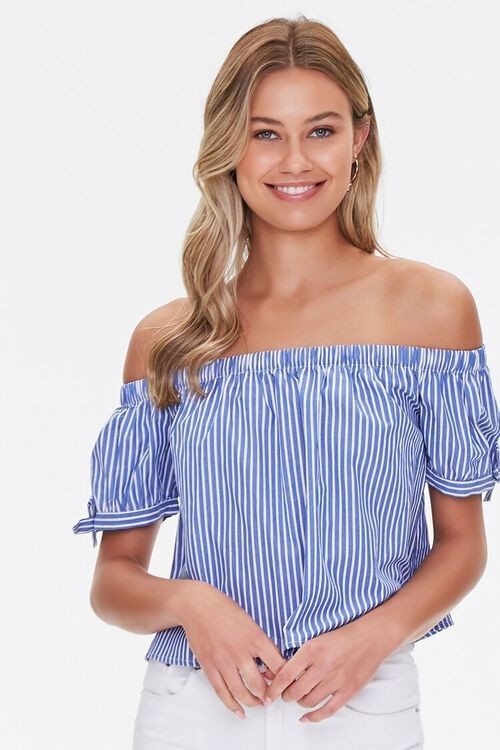 Striped Off-the-Shoulder Top | Forever 21 (US)