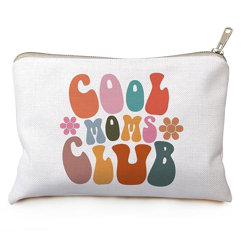 Cool Moms Club Gift, Mom Makeup Bag, Cool Mom Handbag, Gift For Mother, Mother's Day Gift, New Mo... | Amazon (US)