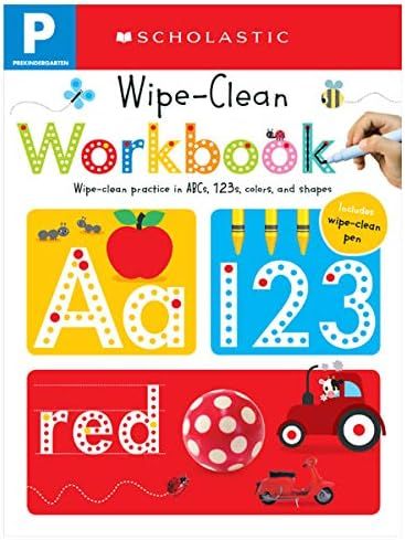 Pre-K Wipe-Clean Workbook: Scholastic Early Learners (Wipe-Clean) | Amazon (US)
