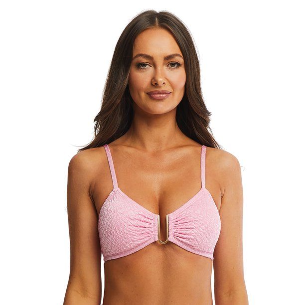 Time and Tru Women's U-Wire Bralette Bikini Top, Sizes S-3X - Walmart.com | Walmart (US)