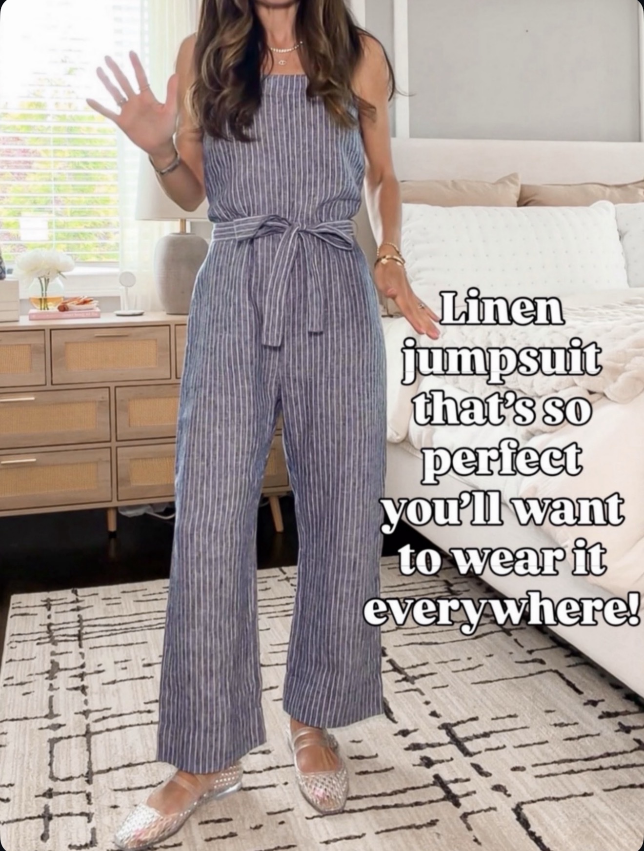 This is the kind of one-and-done outfit that makes getting dressed ridiculously easy and looks cute everywhere from errands to vacation dinners 🤍✨🔗⬇️ wearing size xs

#LTKmomlife #LTKSeasonal #LTKOver40