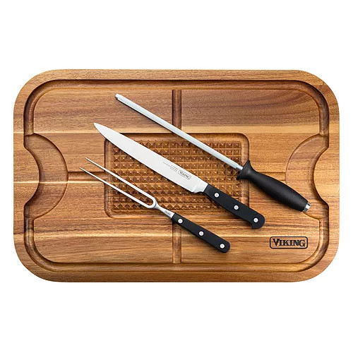 Acacia Board and 3 Pc. Carving Set | Bloomingdale's (US)