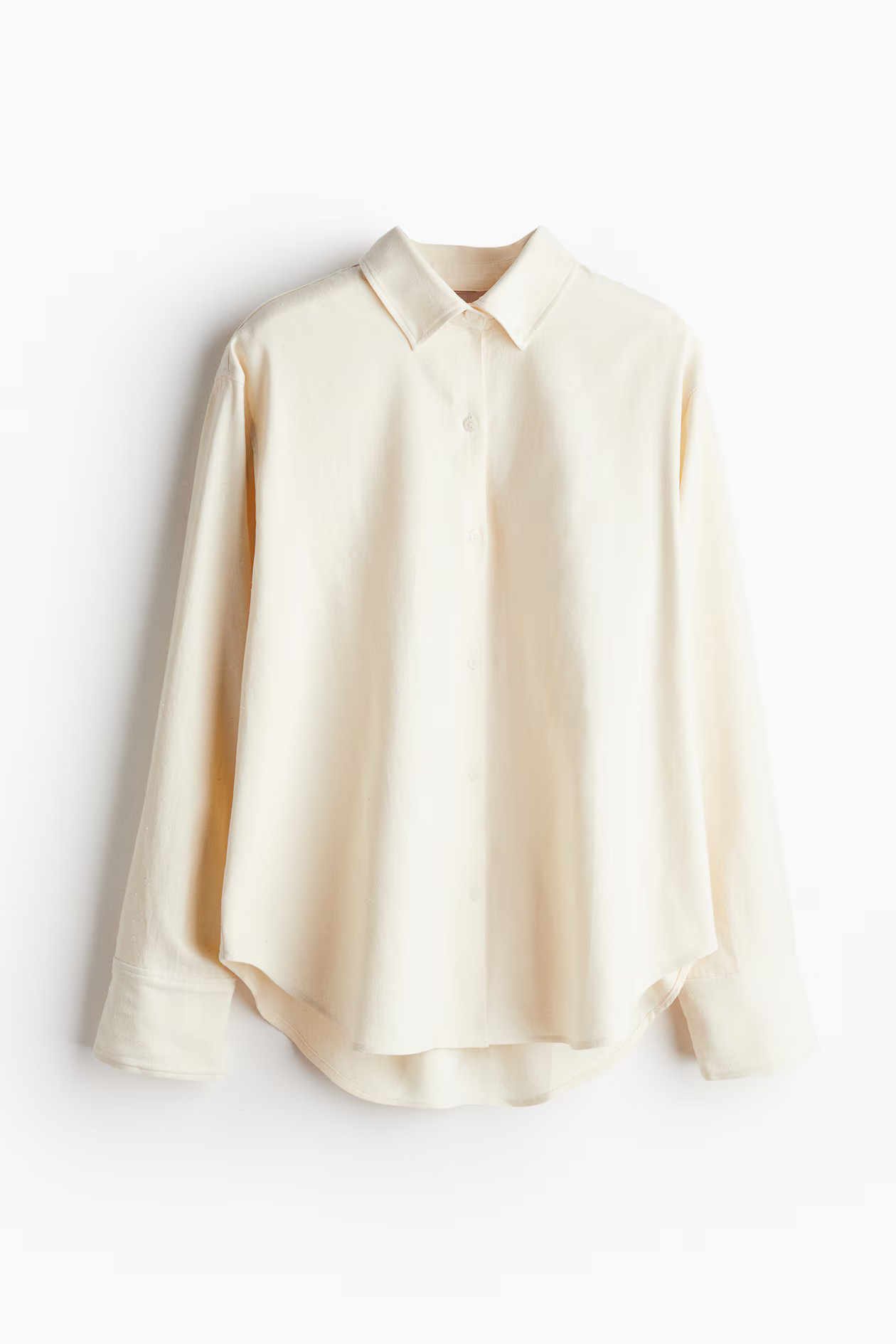 Nepped twill shirt | H&M (UK, MY, IN, SG, PH, TW, HK)