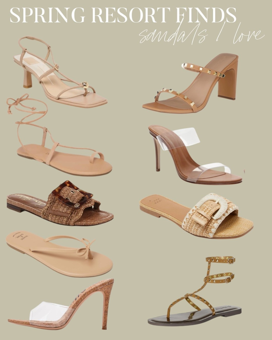 Spring resort shoes sandals heels I love spring break target Nordstrom 

#LTKootd #LTKSaleAlert #LTKgrwm