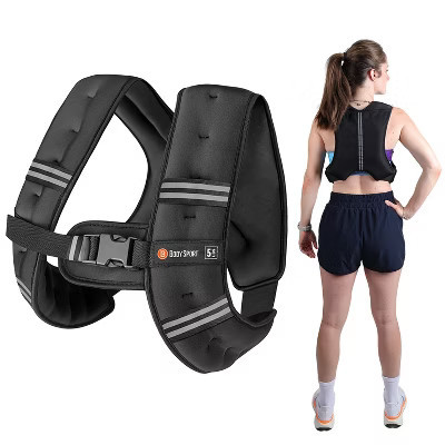 Body Sport Weighted Vest, 5 lb. - Adjustable Fitness Vest for Strength Training, Running, Walking, and Endurance Workouts | Target