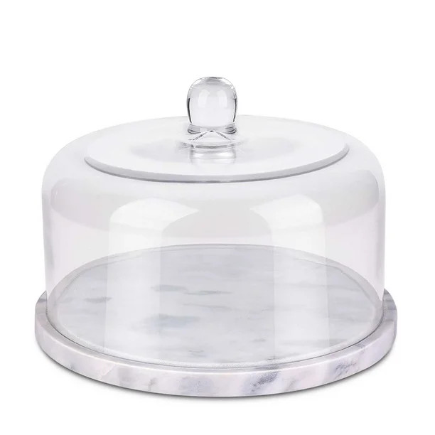 Flexzion 8.6 in Round Marble Cake Stand, Marble - Walmart.com | Walmart (US)