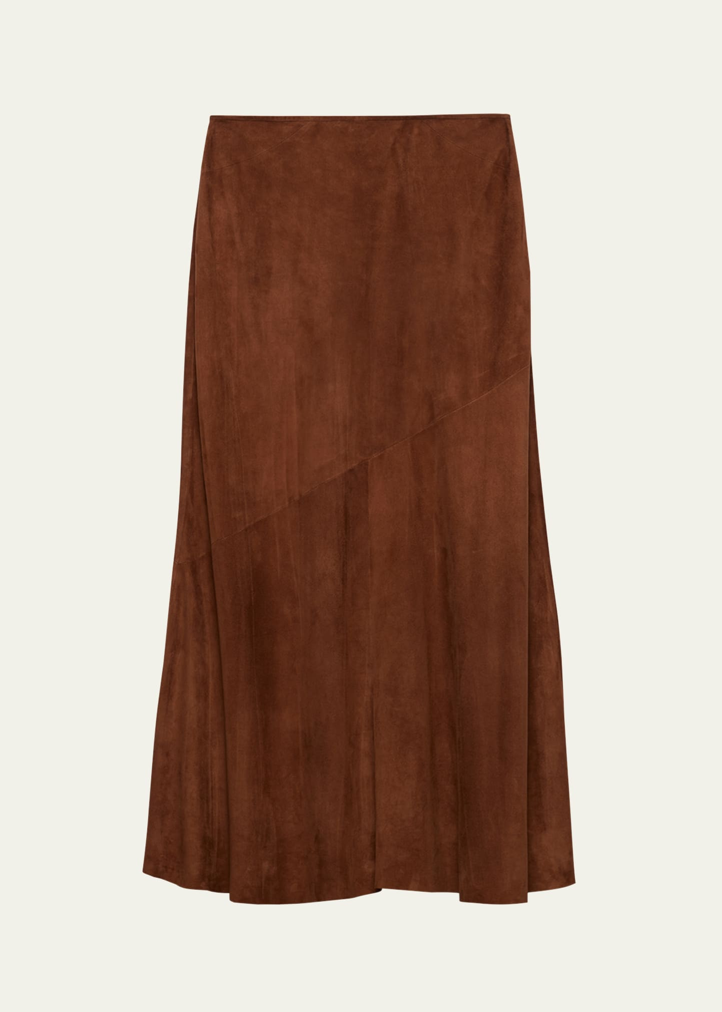 Prada Suede Midi Skirt | Bergdorf Goodman