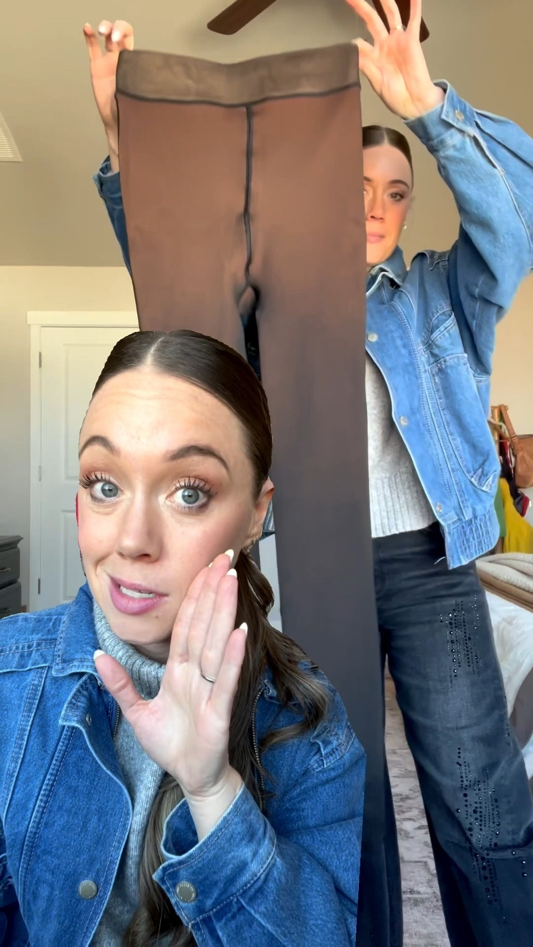 Fleece lined leggings are the GOAT for winter! 