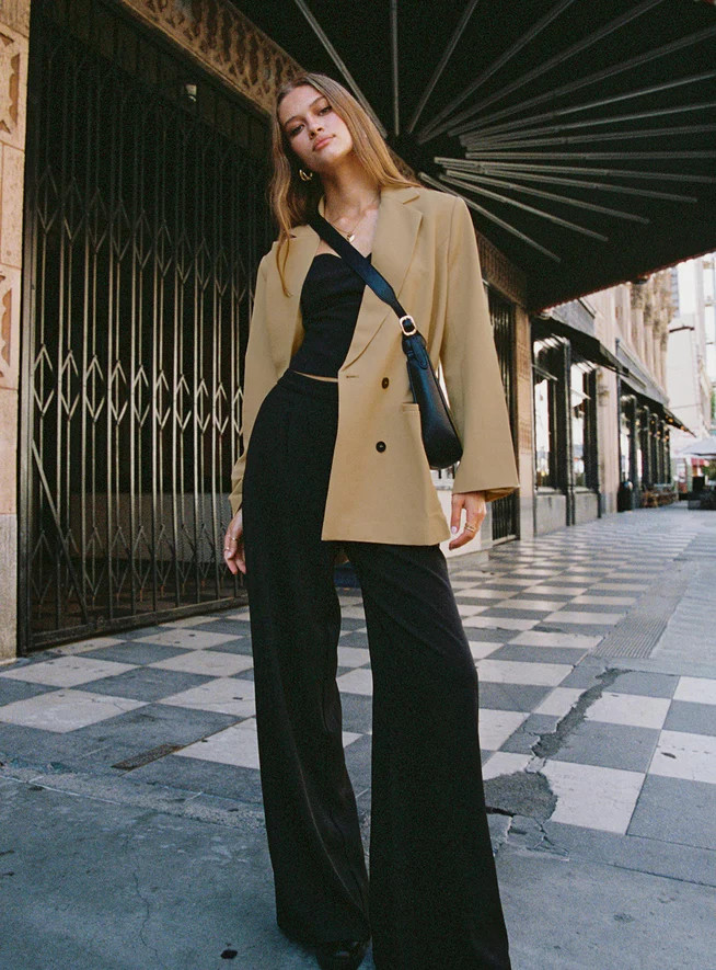 Wyoming Blazer Mocha | Princess Polly US