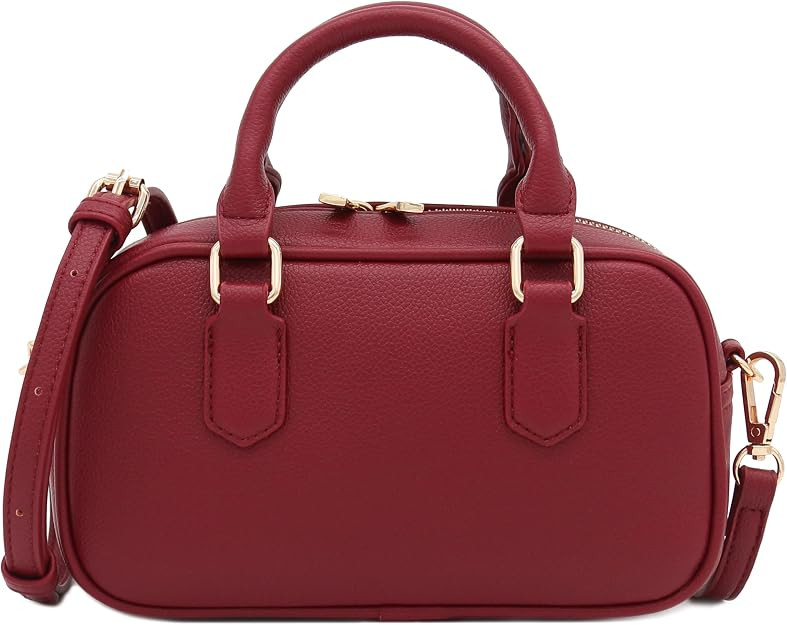 Mini PU Leather Satchel Purse Top Handle Crossbody Bag | Amazon (US)